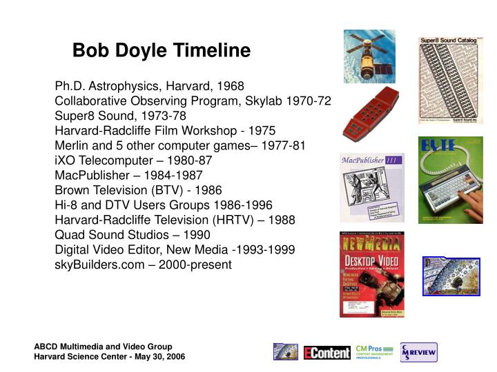 bob doyle timeline