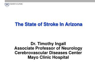The State of Stroke In Arizona