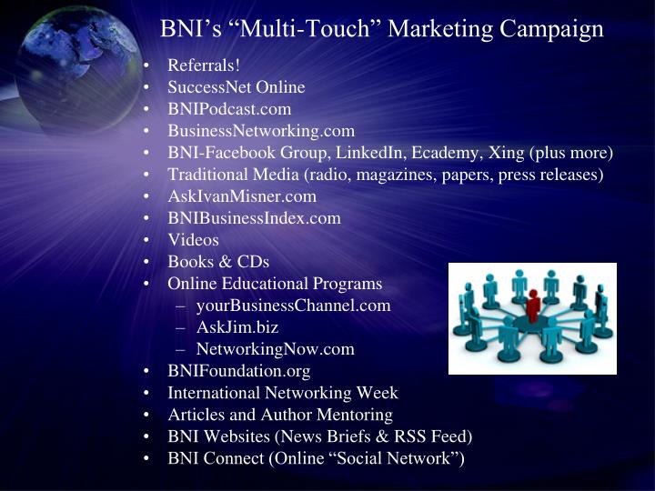 bni s multi touch marketing campaign