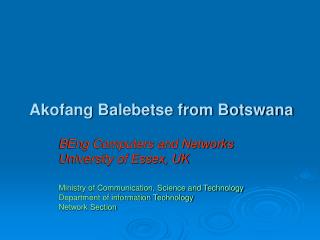 About Botswana