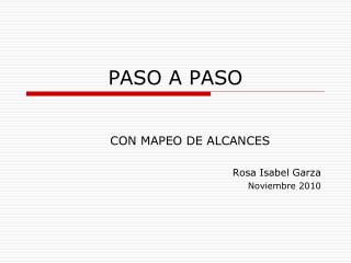 paso a paso