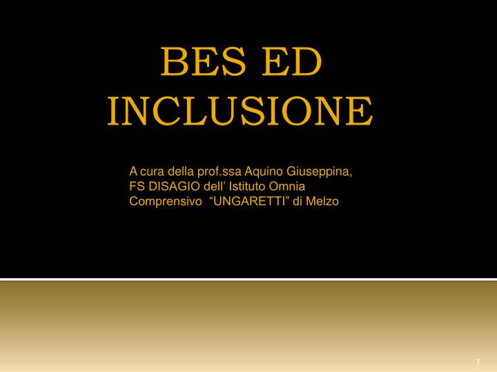 bes ed inclusione