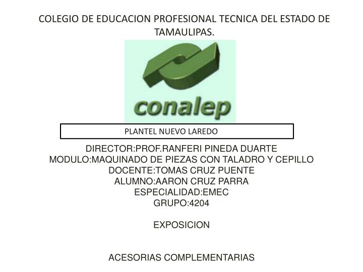 colegio de educacion profesional tecnica del estado de tamaulipas