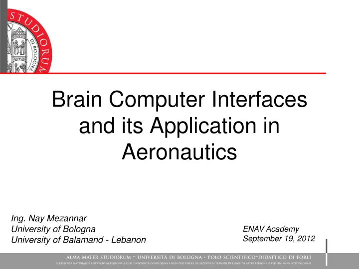 brain computer interfaces and its application in aeronautics