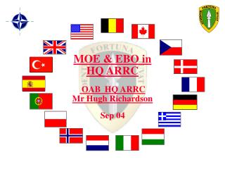 MOE &amp; EBO in HQ ARRC OAB HQ ARRC Mr Hugh Richardson