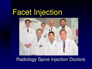 Facet Injection