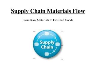 Supply Chain Materials Flow