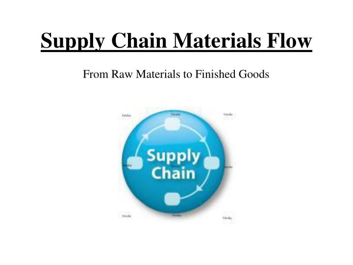 supply chain materials flow