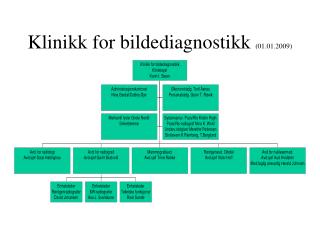 Klinikk for bildediagnostikk (01.01.2009)