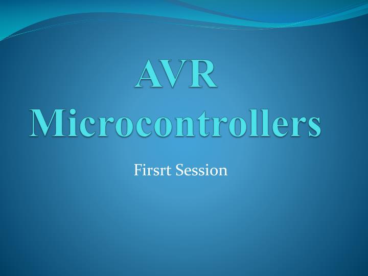 avr microcontrollers