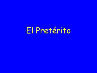 el pret rito