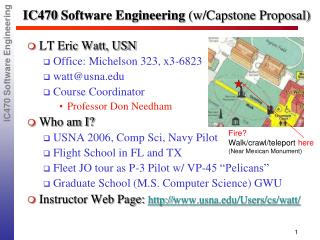 IC470 Software Engineering (w/Capstone Proposal)