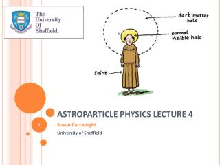 ASTROPARTICLE PHYSICS LECTURE 4