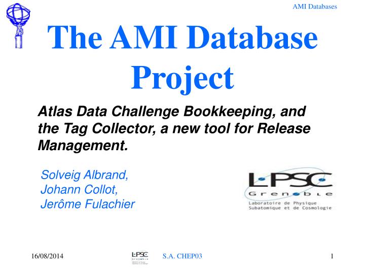the ami database project