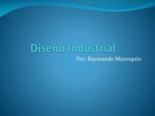 dise o industrial