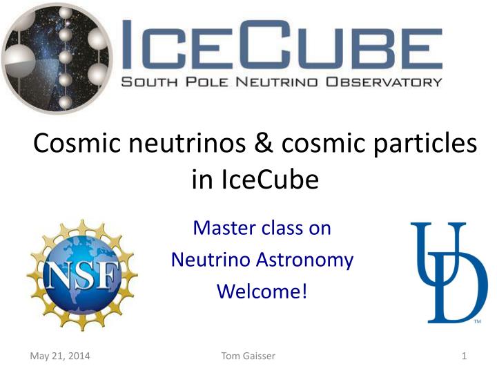cosmic neutrinos cosmic particles in icecube