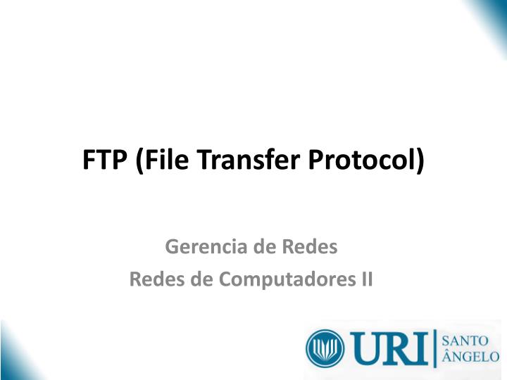 ftp file transfer protocol