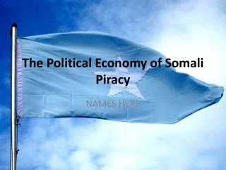 The Political Economy of Somali Piracy