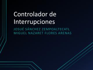 controlador de interrupciones