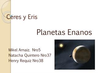 ceres y eris