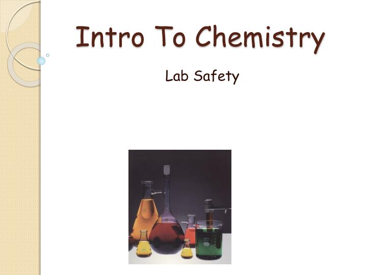 intro to chemistry