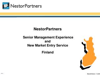 NestorPartners S enior Management Experience and New Market Entry Service Finland
