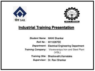 Industrial Training Presentation