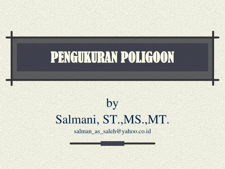 pengukuran poligoon