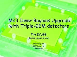 M23 I nner R egions U pgrade with Triple-GEM detectors