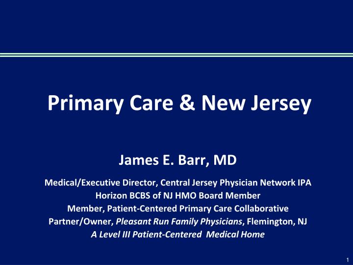primary care new jersey