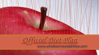 Official Diet Plan