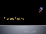 Present Passive - slide 1