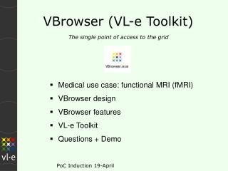 VBrowser (VL-e Toolkit)