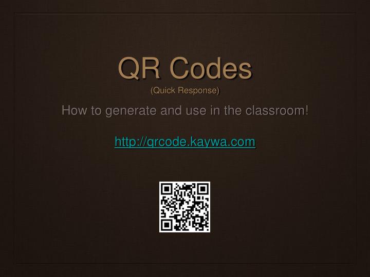 qr codes quick response