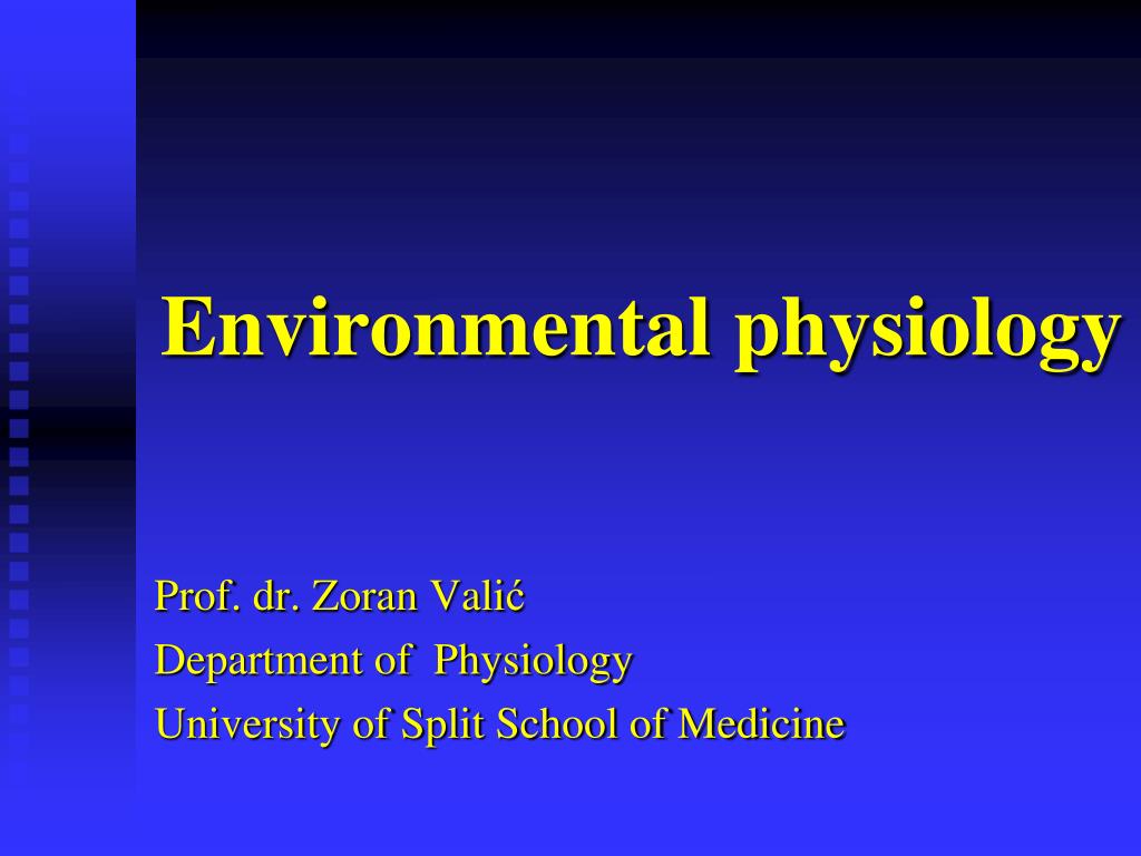 PPT - Environmental physiology PowerPoint Presentation, free download ...