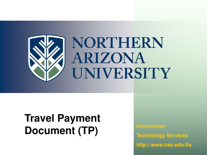 travel payment document tp