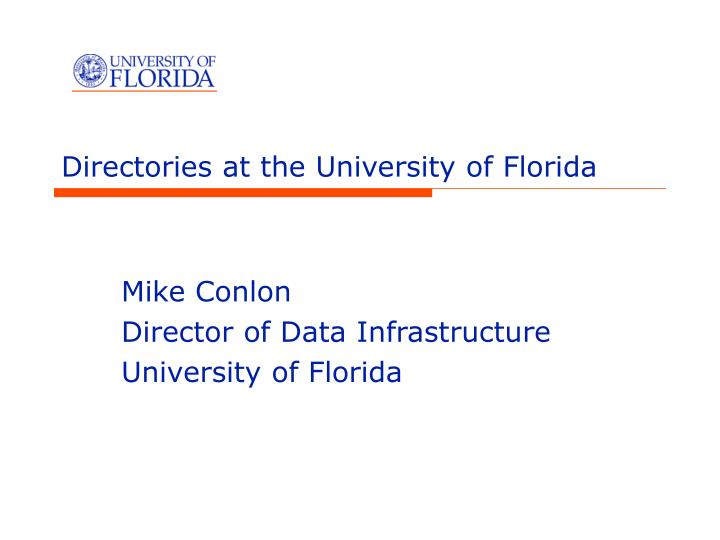 directories at the university of florida