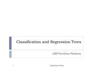 classification and regression trees