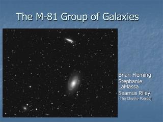 The M-81 Group of Galaxies