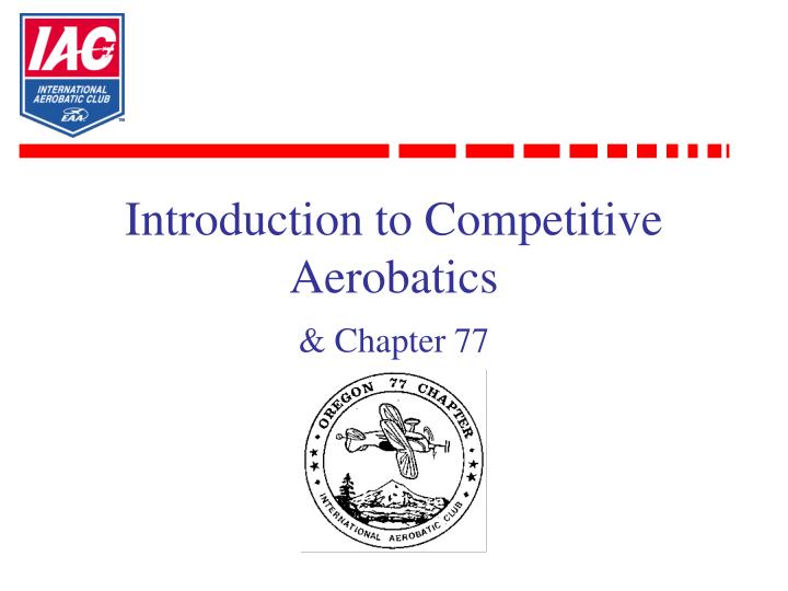 introduction to competitive aerobatics