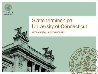 sj tte terminen p university of connecticut