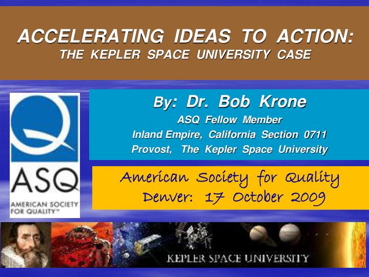 accelerating ideas to action the kepler space university case