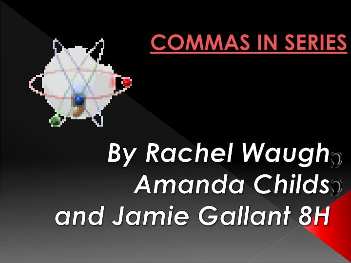 commas in series