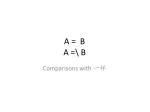 A = B A =\ B - slide 1