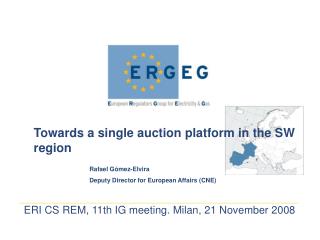 Towards a single auction platform in the SW region