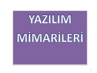 yazilim m mar ler