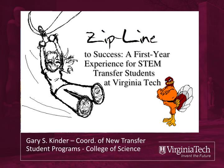 to success a first year experience for stem transfer students at virginia tech