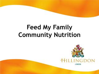 Feed My Family Community Nutrition