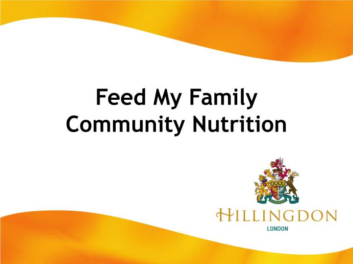 feed my family community nutrition