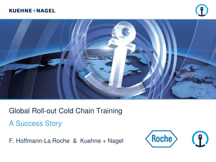global roll out cold chain training